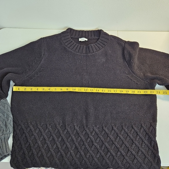 Crown & Ivy Balloon Sleeve Cable Knit pullover sweater XXL - Picture 6 of 7